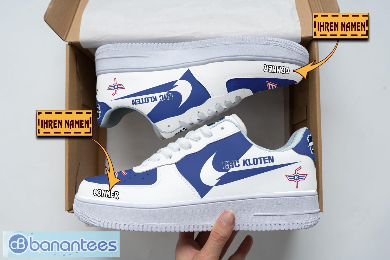 ehc kloten air force shoes custom name gift for fans af1 sneakers image EHC Kloten Air Force Shoes Custom Name Gift For Fans AF1 Sneakers Product Photo 1
