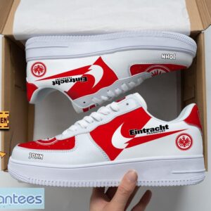 Eintracht Frankfurt Air Force Shoes Custom Name Gift For Fans AF1 Sneakers Product Photo 1