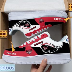 Essendon Football Club Air Force Shoes Custom Name Men Women Gift AF1 Shoes Product Photo 1