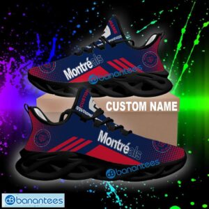 Custom Name CFL Montreal Alouettes Athleisure Sport Sneaker New Design Gift Max Soul Shoes - CFL Montreal Alouettes Max Soul Sneakers New Personalized Design 2