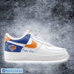 New York Knicks NBA Playoffs 2024 AF1 Sneakers Air Force Sneaker Custom Name - New York Knicks NBA Playoffs 2024 Personalized AF1 Sneakers_ 2
