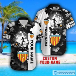 Valencia Tropical Combo Hawaiian Shirt And Shorts Personalized Name For Fans Product Photo 2
