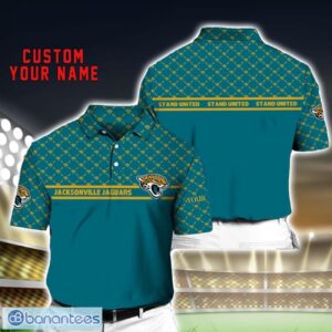 NFL Jacksonville Jaguars Polo Shirt Custom Name Football Fans Gift Product Photo 1