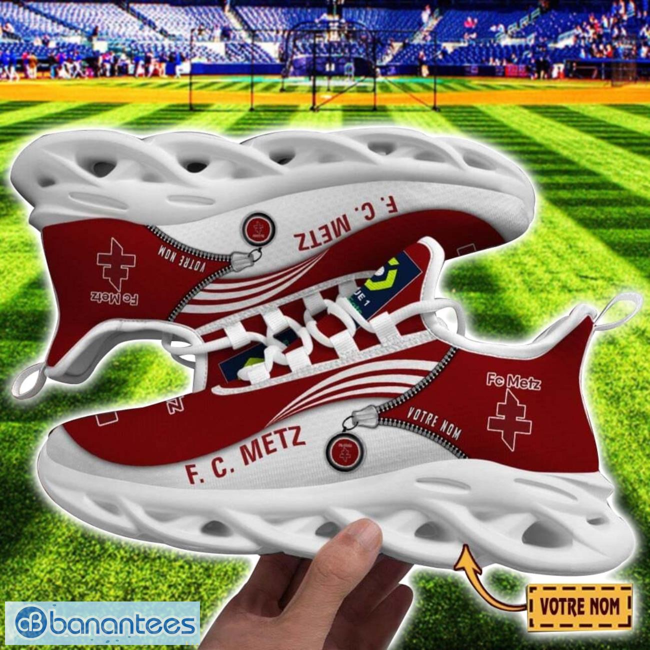fc metz max soul shoes personalized name sneakers for fans image FC Metz Max Soul Shoes Personalized Name Sneakers For Fans Product Photo 1