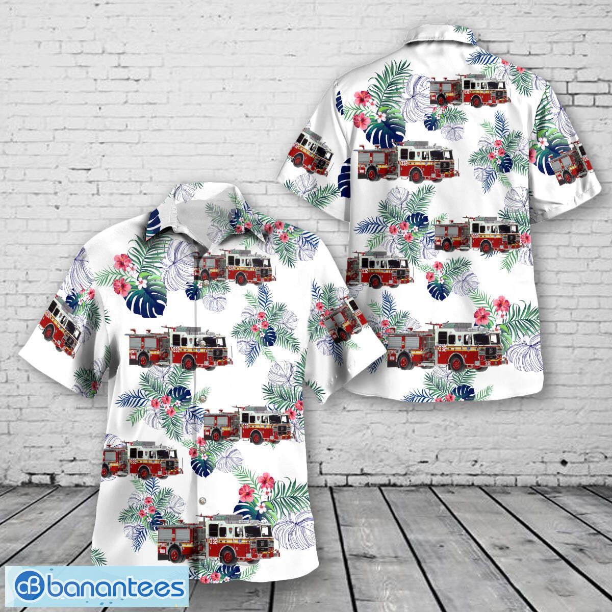 fire department city of new york 2009 seagrave engine 332 brooklyn hawaiian shirt image Fire Department City of New York 2009 Seagrave Engine 332 Brooklyn Hawaiian Shirt - Fire Department City of New York 2009 Seagrave Engine 332 Brooklyn Hawaiian Shirt