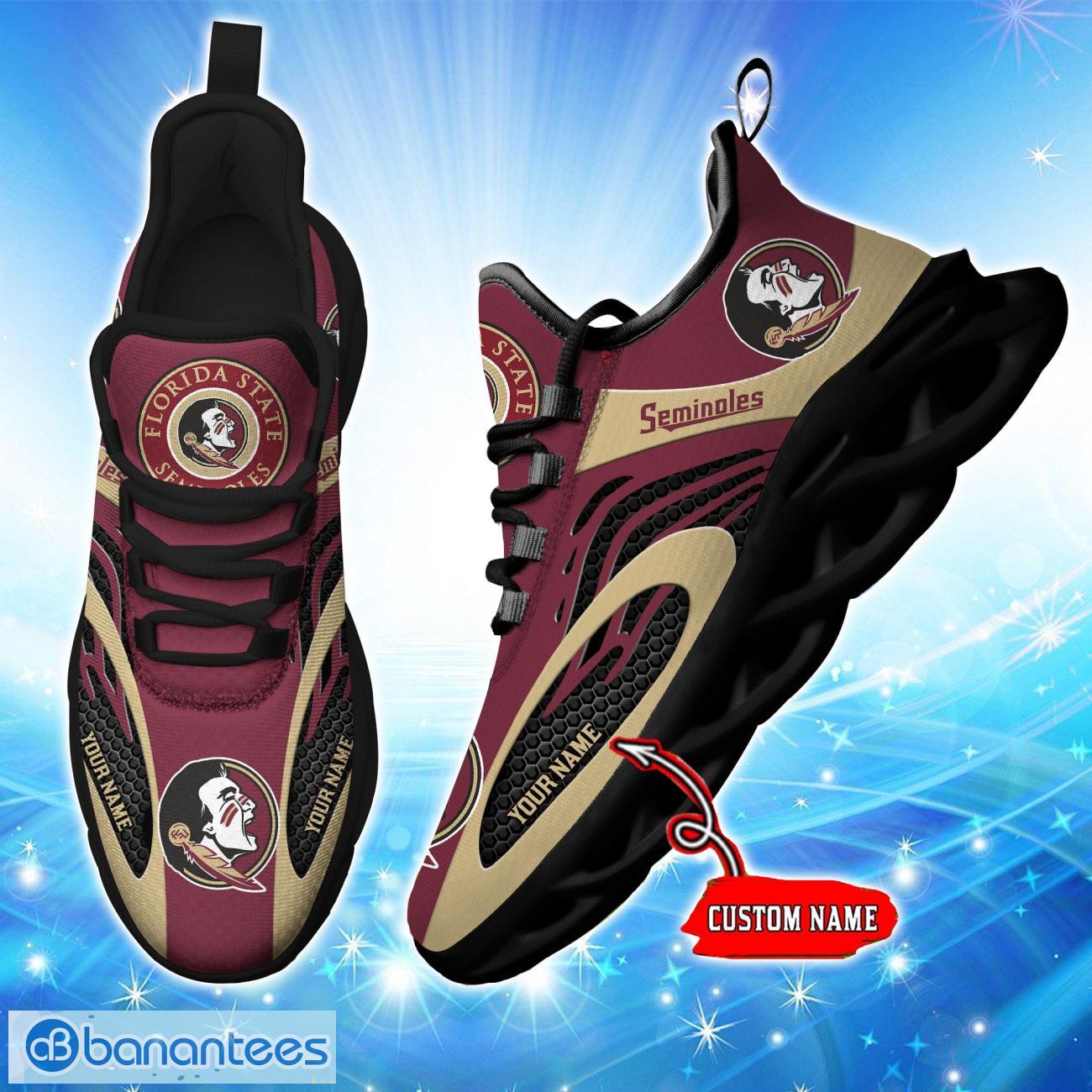 florida state seminoles max soul shoes trending design for men women running sneakers gift 1 image Florida State Seminoles Max Soul Shoes Trending Design For Men Women Running Sneakers Gift Product Photo 2