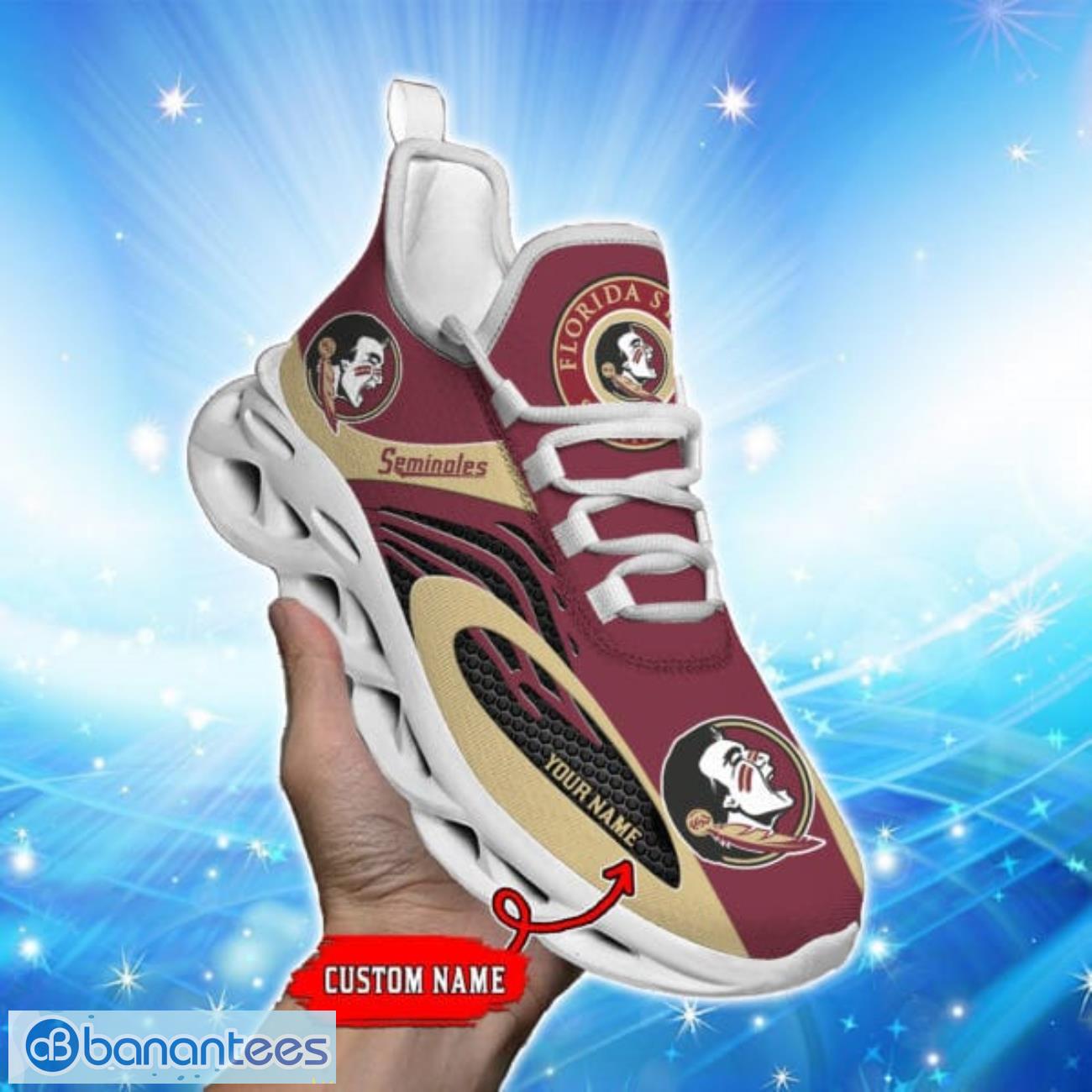 florida state seminoles max soul shoes trending design for men women running sneakers gift image Florida State Seminoles Max Soul Shoes Trending Design For Men Women Running Sneakers Gift Product Photo 1