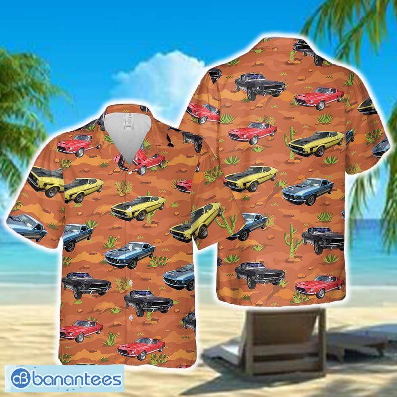 ford mustang first generation hawaiian shirt image Ford Mustang (first generation) Hawaiian Shirt - Ford Mustang (first generation) Hawaiian Shirt
