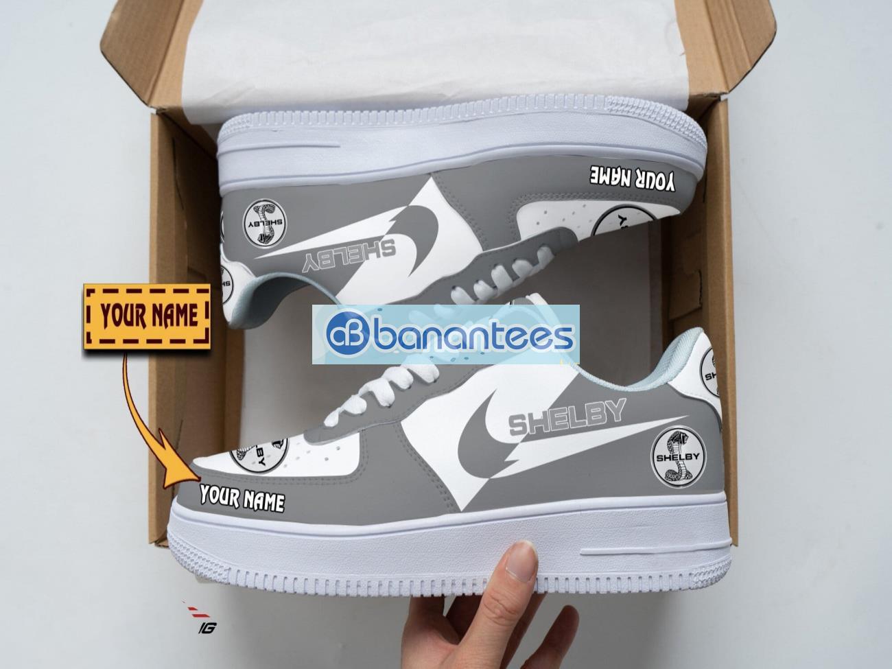 ford shelby air force shoes custom name gift for fans af1 sneakers image Ford Shelby Air Force Shoes Custom Name Gift For Fans AF1 Sneakers Product Photo 1