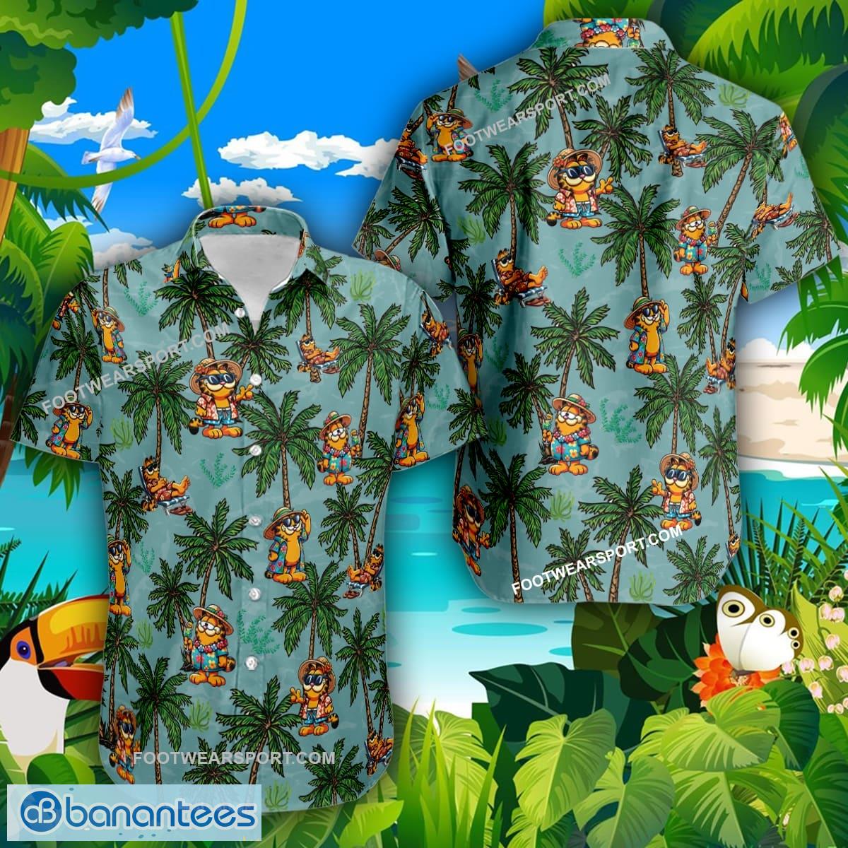 Garfield Go Beach Coconut Vintage Hawaiian Shirt For Beach Banantees