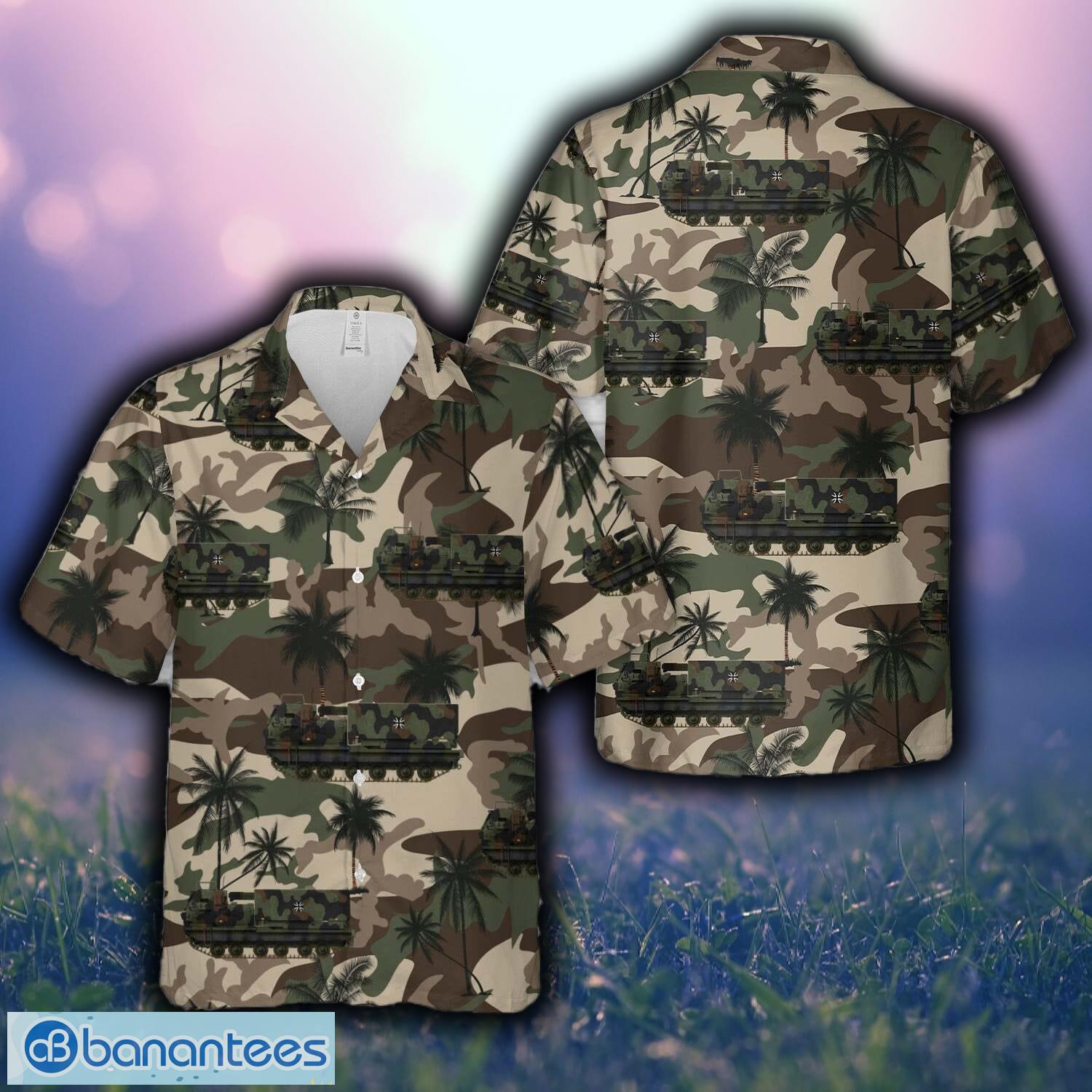 german army bundeswehr m270 mars hawaiian shirt image German Army Bundeswehr M270 MARS Hawaiian Shirt - German Army Bundeswehr M270 MARS Hawaiian Shirt
