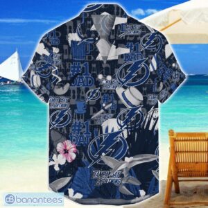 Tampa Bay Lightning Hawaiian Shirt Father’s Day Gift For Dad Grandpa NHL Team Product Photo 1
