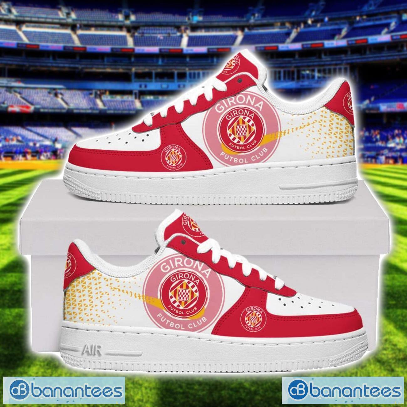 girona fc air force shoes sneakers for men women gift image Girona FC Air Force Shoes Sneakers For Men Women Gift Product Photo 1