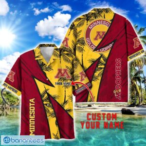 Minnesota Golden Gophers AOP Hawaiian Shirt Beach Summer Shirt Personalized Name For fans Product Photo 1