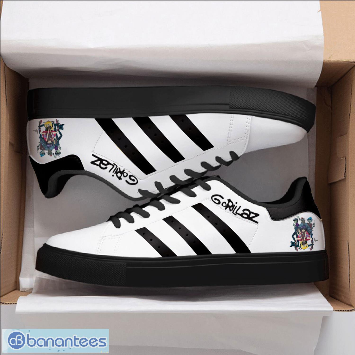 gorillaz men women low top skate shoes new gift 1 image Gorillaz Men Women Low Top Skate Shoes New Gift Product Photo 2