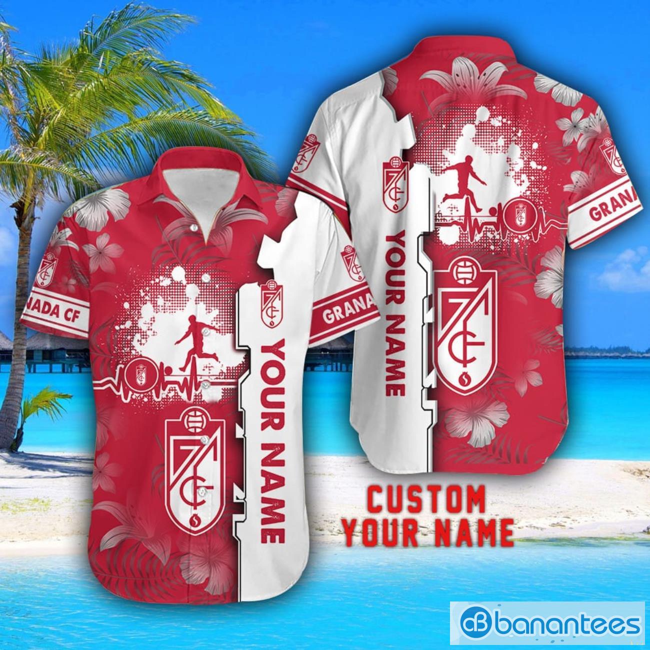 granada tropical combo hawaiian shirt and shorts personalized name for fans 1 image Granada Tropical Combo Hawaiian Shirt And Shorts Personalized Name For Fans Product Photo 2