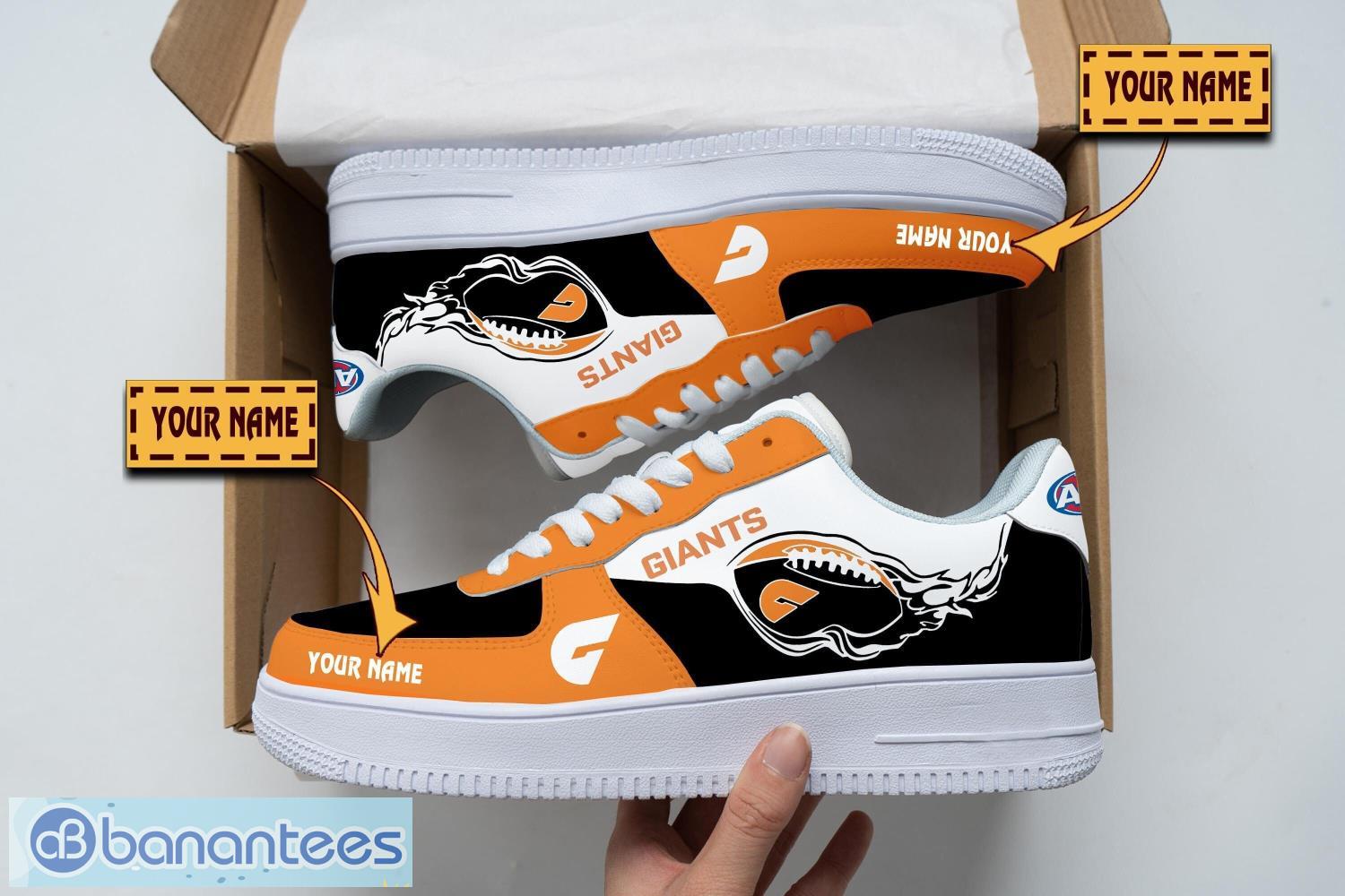 gws giants air force shoes custom name men women gift af1 shoes image GWS Giants Air Force Shoes Custom Name Men Women Gift AF1 Shoes Product Photo 1