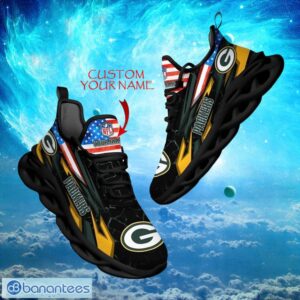 NFL Green Bay Packers Design For Fans Loves Custom Your Name Max Soul Shoes Product Photo 1