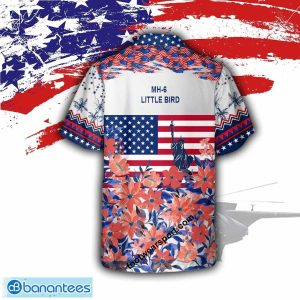 MH-6 Little Bird MH6 Liberty, US Capitol Aircraft Hawaiian Shirt For Veteran - MH-6 Little Bird MH6 Aircraft Veteran Hawaiian Shirt Photo 2