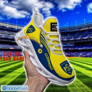 ASM Clermont Auvergne Max Soul Shoes Personalized Name Sneakers For Fans Product Photo 3