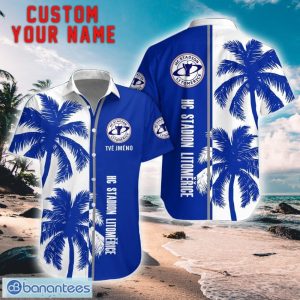 HC Stadion Litomerice Coconut Pattern Hawaiian Shirt And Shorts Personalized Name Unique Gift For Summer Product Photo 1