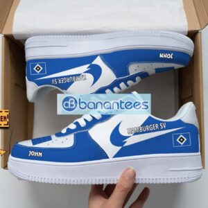Hamburger SV Air Force Shoes Custom Name Gift For Fans AF1 Sneakers Product Photo 1