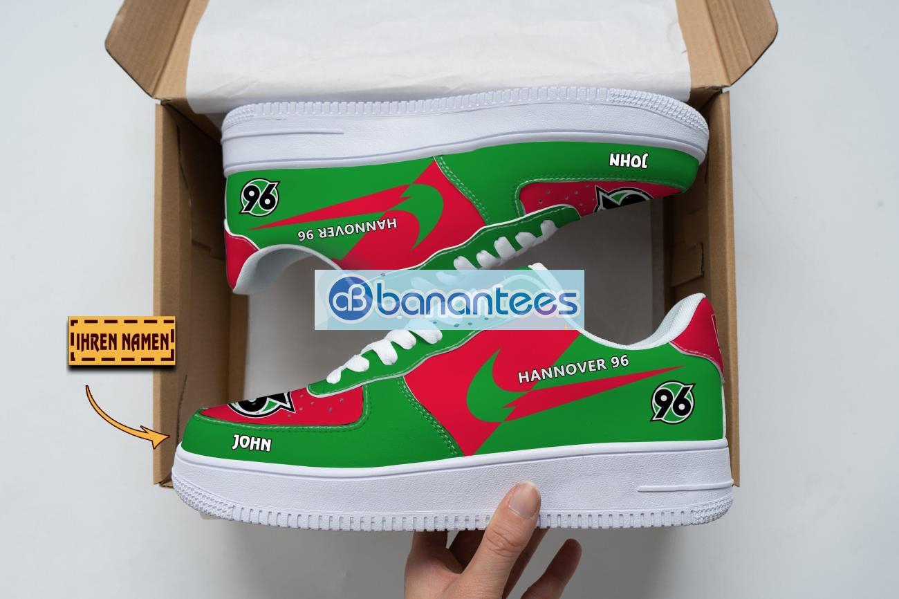 hannover 96 air force shoes custom name gift for fans af1 sneakers image Hannover 96 Air Force Shoes Custom Name Gift For Fans AF1 Sneakers Product Photo 1