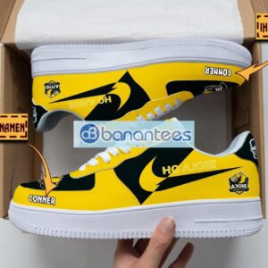 HC Ajoie Air Force Shoes Custom Name Gift For Fans AF1 Sneakers Product Photo 1