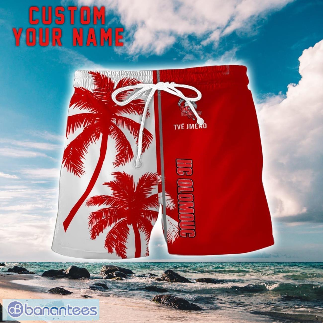 hc olomouc coconut pattern hawaiian shirt and shorts personalized name unique gift for summer 1 image HC Olomouc Coconut Pattern Hawaiian Shirt And Shorts Personalized Name Unique Gift For Summer Product Photo 2