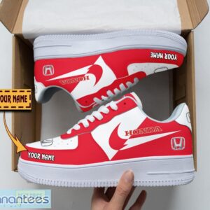 Honda Air Force Shoes Custom Name Gift For Fans AF1 Sneakers Product Photo 1