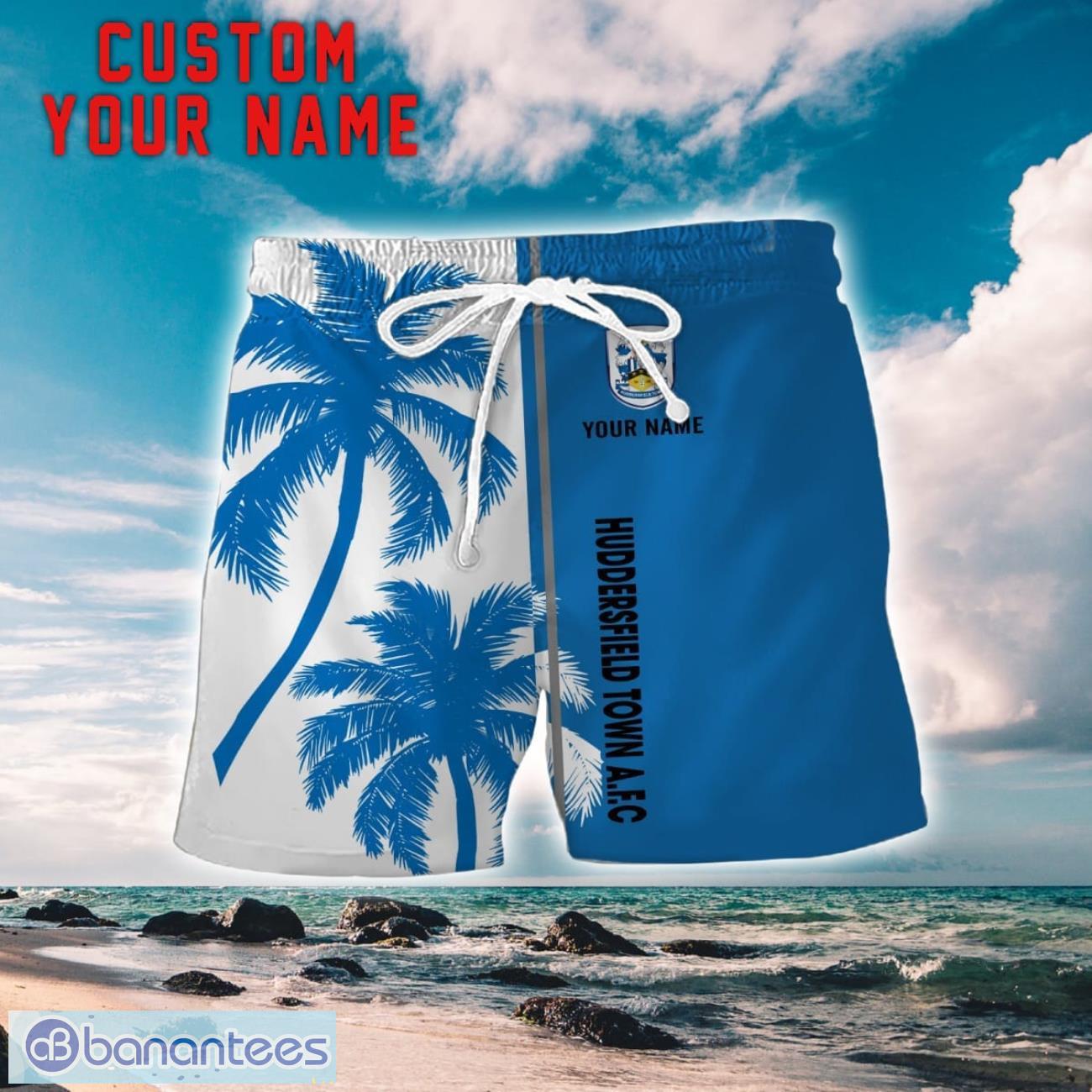 huddersfield town coconut pattern hawaiian shirt and shorts personalized name unique gift for summer 1 image Huddersfield Town Coconut Pattern Hawaiian Shirt And Shorts Personalized Name Unique Gift For Summer Product Photo 2