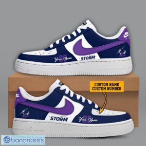 Melbourne Storm NRL Custom Name And Number Personalized Air Force 1 Sneaker Product Photo 1