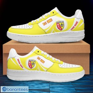 RC Lens Air Force Sneakers Personalized Name Gift Ideas For Fans Product Photo 2