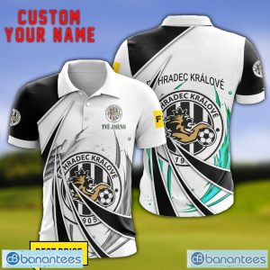 FC Hradec Kralove Personalized Name 3D Polo Shirt Gift For Sport Golf Lover Product Photo 1