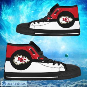 Kansas City Chiefs Bright Colours Logo High Top Shoes Product Photo 1