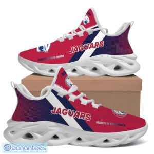 South Alabama Jaguars Logo Custom Name Pattern 3D Max Soul Sneaker Product Photo 2