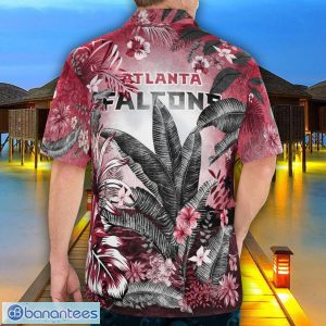 Atlanta Falcons Tropical Floral Skull 3D Hawaiian Shirt Beach Shirt Halloween Gift Product Photo 2