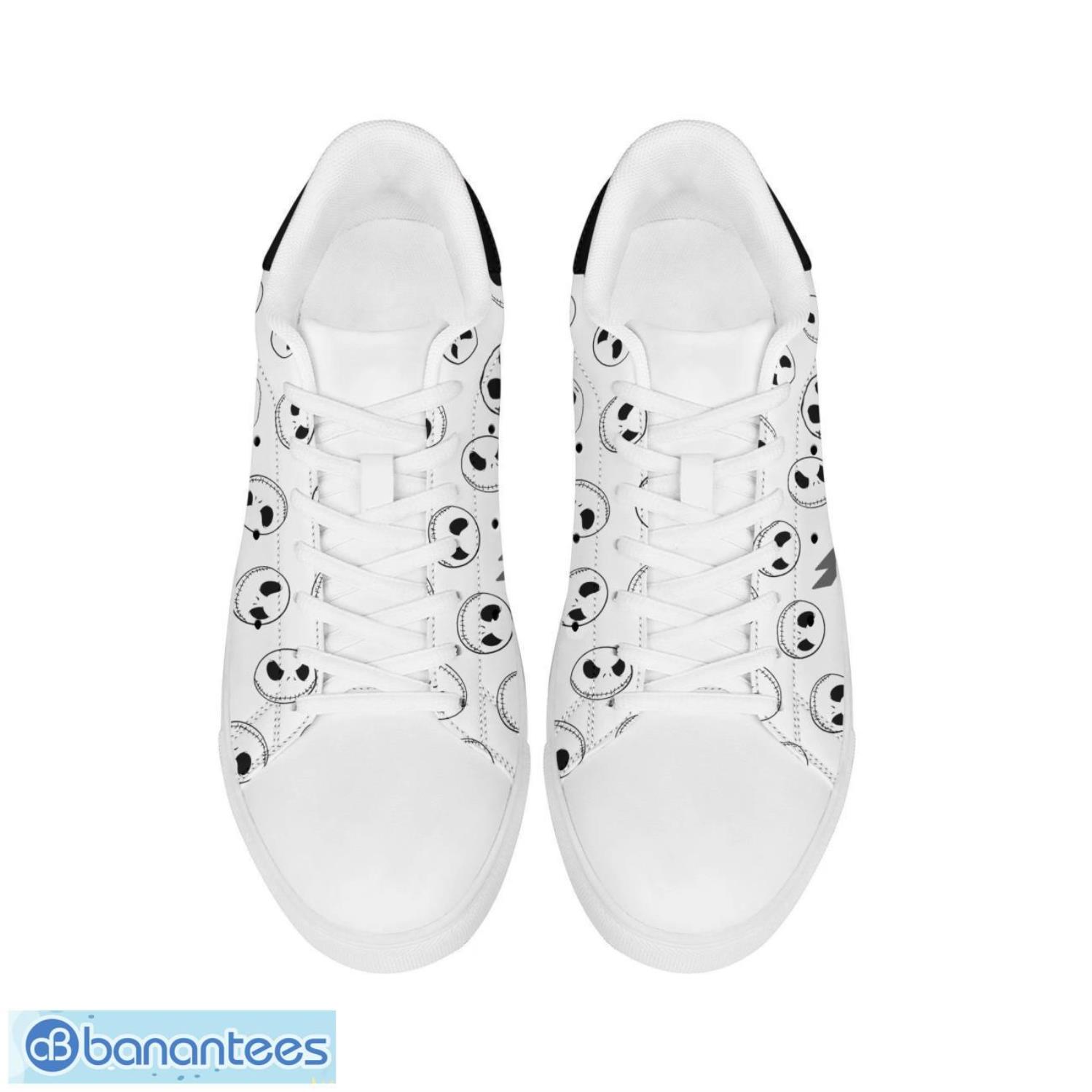 jack skellington face low top skate shoes for men and women cute shoes 1 image Jack Skellington Face Low Top Skate Shoes For Men And Women Cute Shoes Product Photo 2