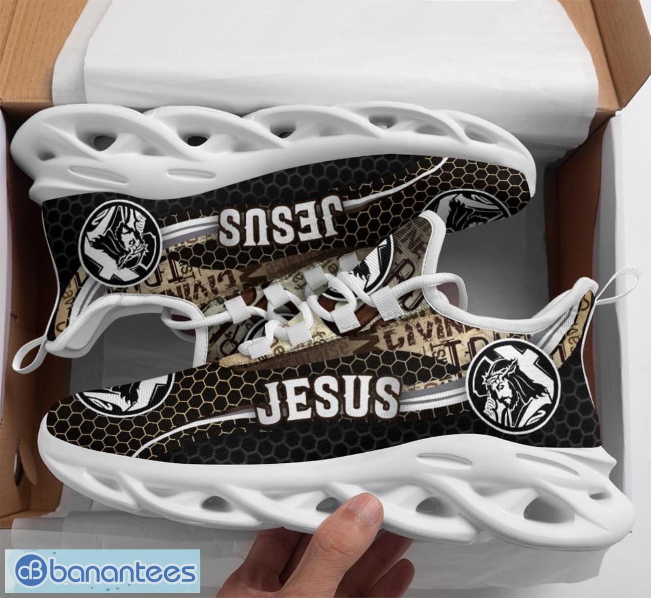 jesus clunky max soul shoes running sneakers christmas gift image Jesus Clunky Max Soul Shoes Running Sneakers Christmas Gift Product Photo 1