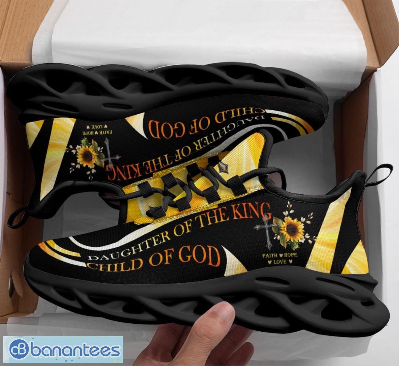 jesus daughter of the king max soul shoes running sneakers sunflower lover 1 image Jesus Daughter Of The King Max Soul Shoes Running Sneakers Sunflower Lover Product Photo 2