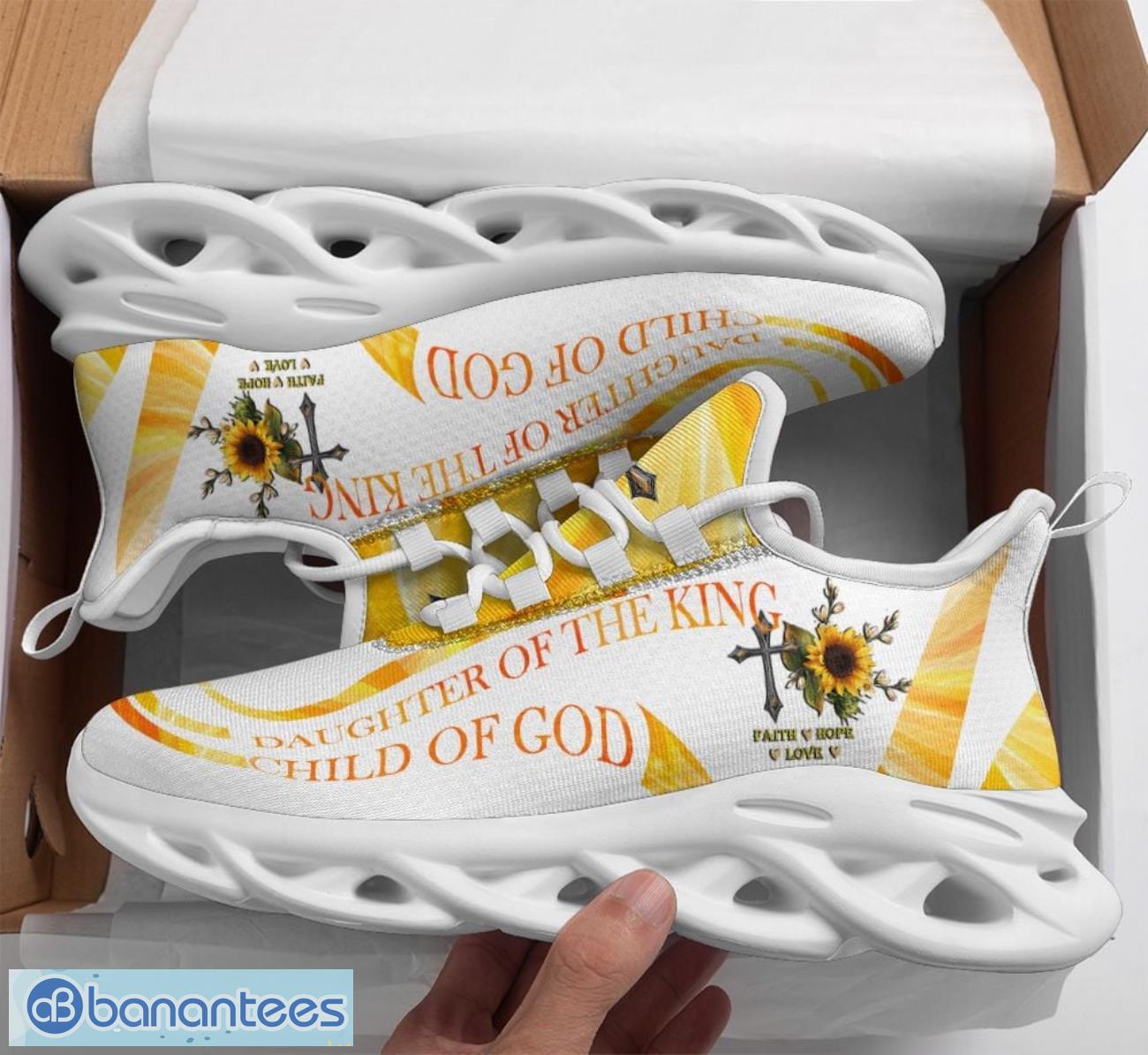 jesus daughter of the king white yellow max soul shoes running sneakers sport sneakers gift image Jesus Daughter Of The King White Yellow Max Soul Shoes Running Sneakers Sport Sneakers Gift Product Photo 1