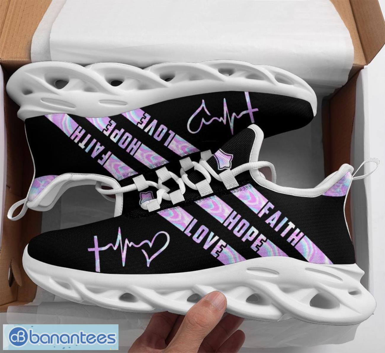 jesus faith hope love max soul shoes running sneakers men and women gift image Jesus Faith Hope Love Max Soul Shoes Running Sneakers Men And Women Gift Product Photo 1