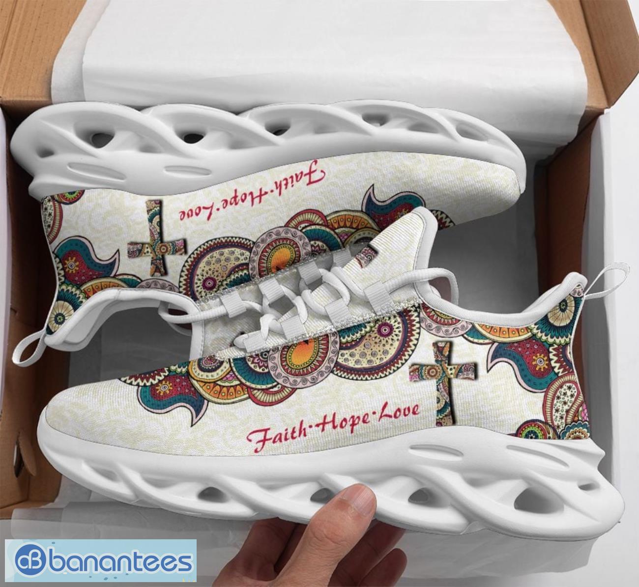jesus faith hope love max soul shoes running sneakers sport sneakers gift vintage pattern image Jesus Faith Hope Love Max Soul Shoes Running Sneakers Sport Sneakers Gift Vintage Pattern Product Photo 1