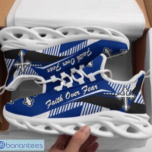 Jesus Faith Over Fear Clunky Blue Max Soul Shoes Running Sneakers Product Photo 1