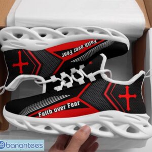 Jesus Faith Over Fear Clunky Max Soul Shoes Men And Women Running Sneakers Product Photo 1