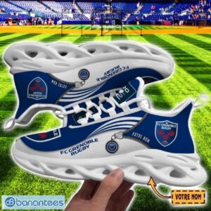 FC Grenoble Rugby Max Soul Shoes Personalized Name Sneakers For Fans Product Photo 1