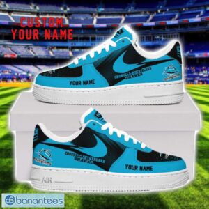 Cronulla-Sutherland Sharks Air Force Shoes Sneakers For Men Women Gift Custom Name Product Photo 1