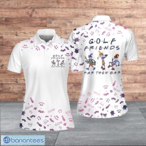 Leopard Golf Friends Par Then Bar Custom Light Style For Women Polo Shirt Product Photo 1