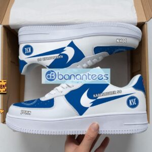 Karlsruher SC Air Force Shoes Custom Name Gift For Fans AF1 Sneakers Product Photo 1