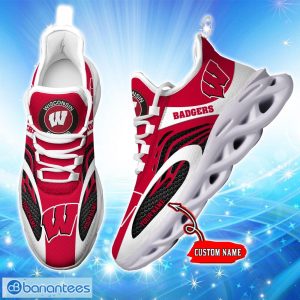 Wisconsin Badgers Max Soul Shoes Trending Design For Men Women Running Sneakers Gift Product Photo 3